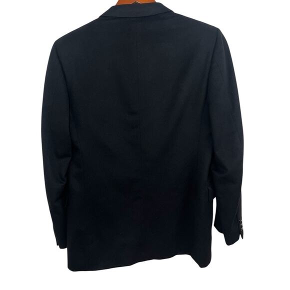 Papillon Loro Piana Navy Blue Blazer 48 Cashmere Sport Coat Jacket Mens Italy - Picture 3 of 10